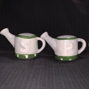 Vintage Watering Can Salt and Pepper Shakers